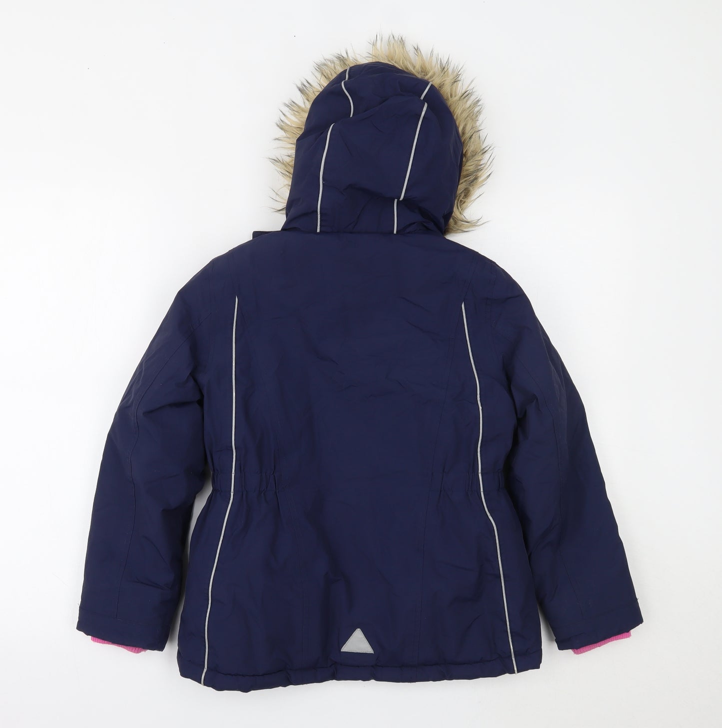 George Girls Blue   Parka Coat Size 8-9 Years