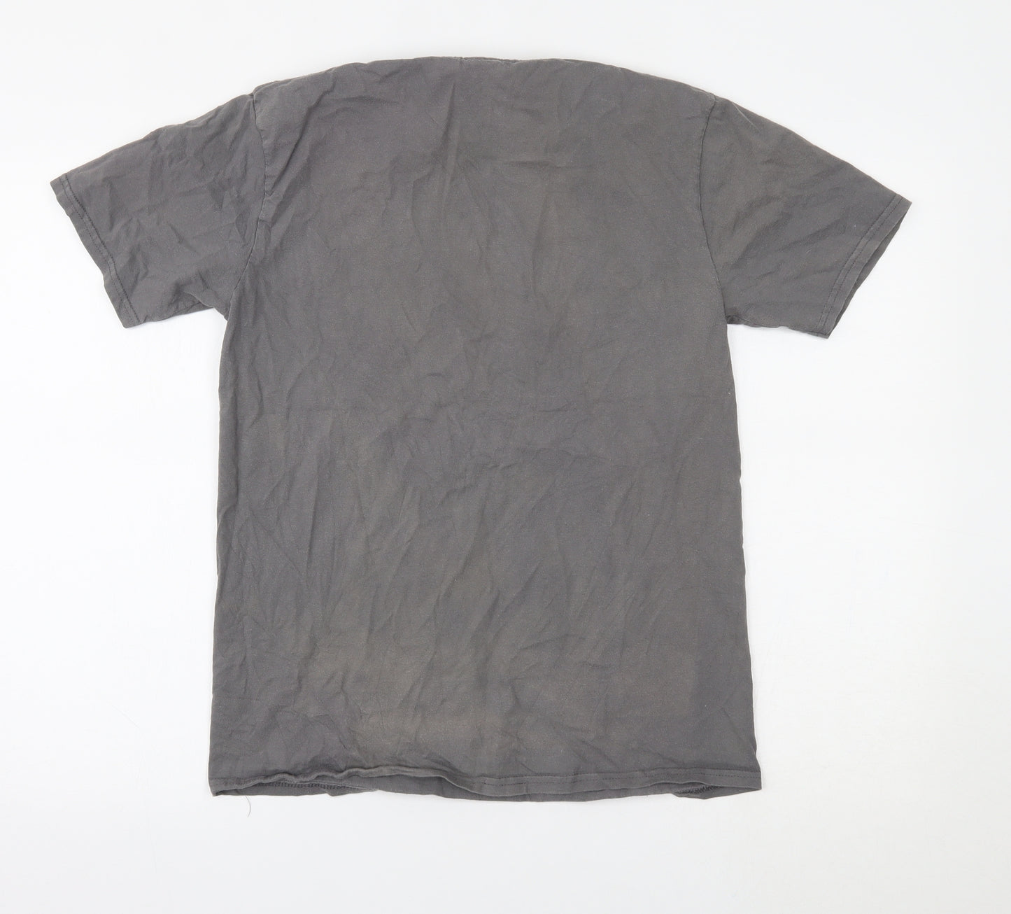 Gildan Mens Grey    T-Shirt Size M