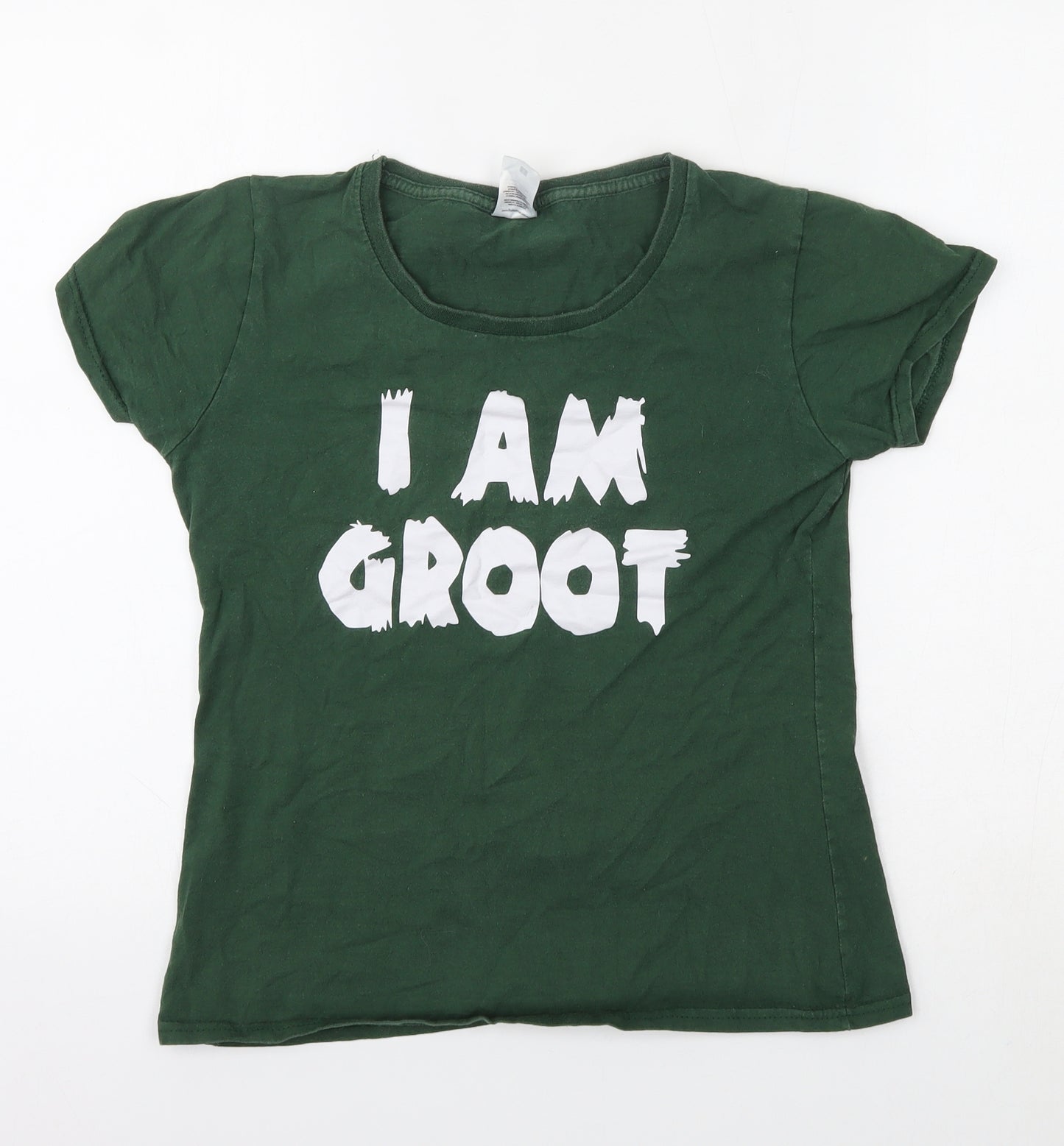 Fruit of the Loom Womens Green   Basic T-Shirt Size S