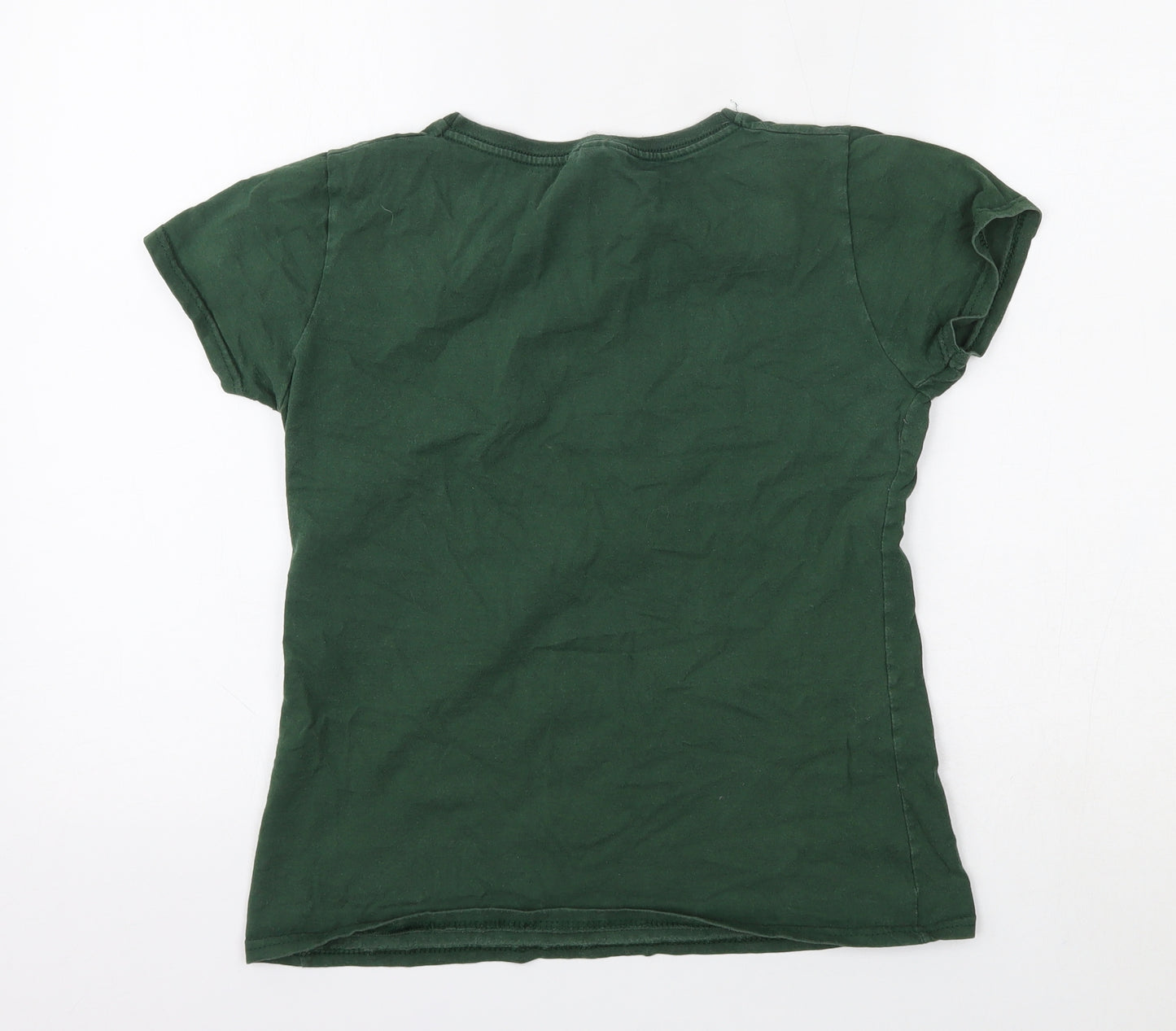 Fruit of the Loom Womens Green   Basic T-Shirt Size S