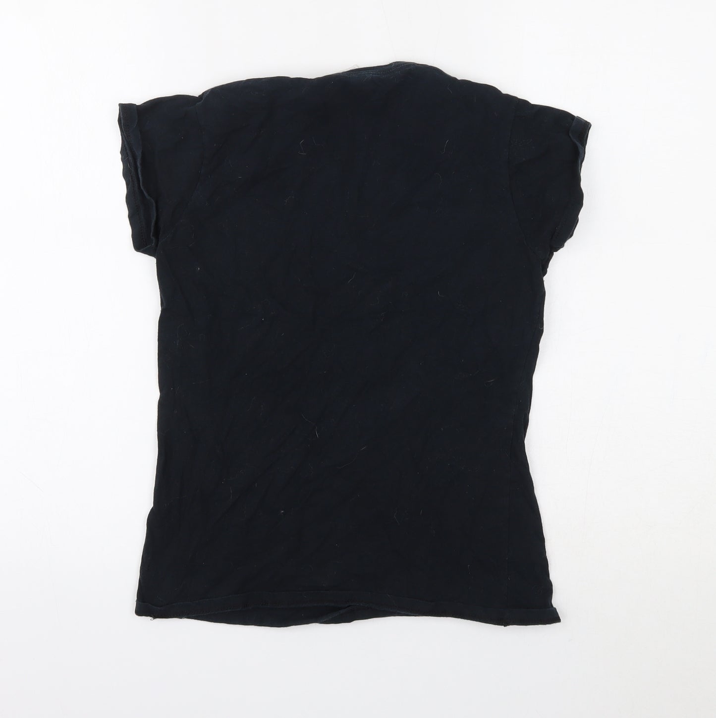 Gildan Womens Black   Basic T-Shirt Size S
