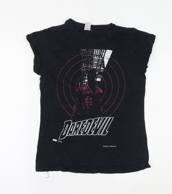 Gildan Womens Black   Basic T-Shirt Size S