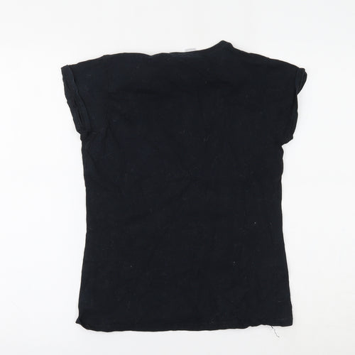 Gildan Womens Black   Basic T-Shirt Size S