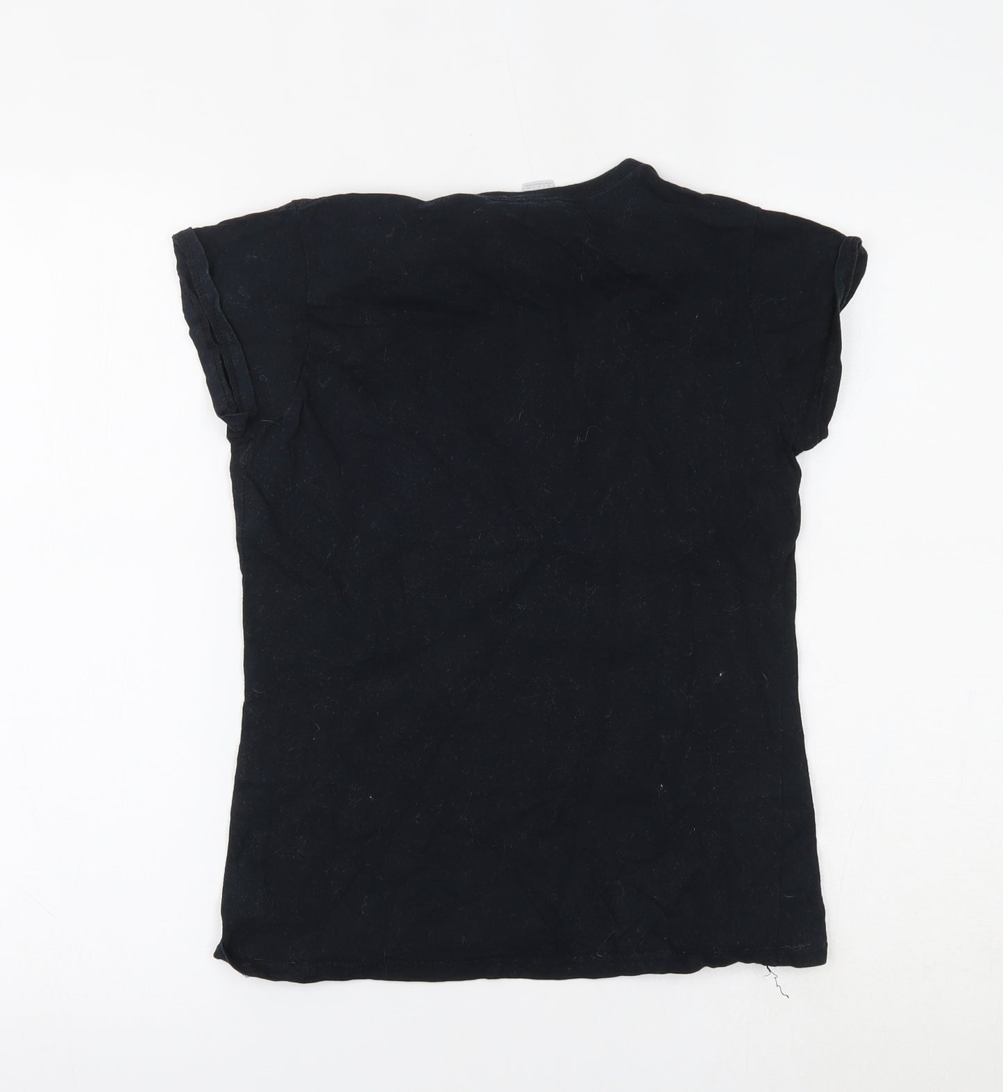 Gildan Womens Black   Basic T-Shirt Size S