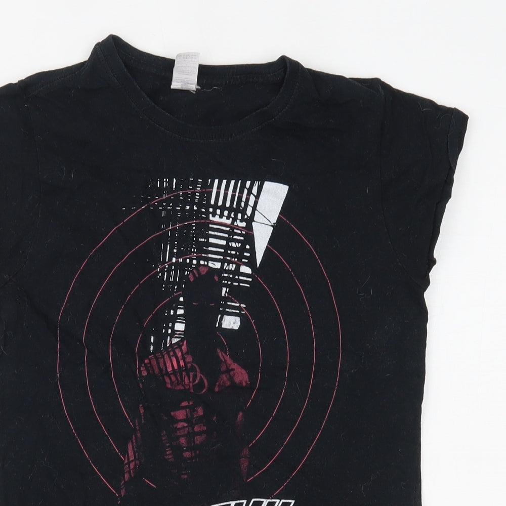 Gildan Womens Black   Basic T-Shirt Size S