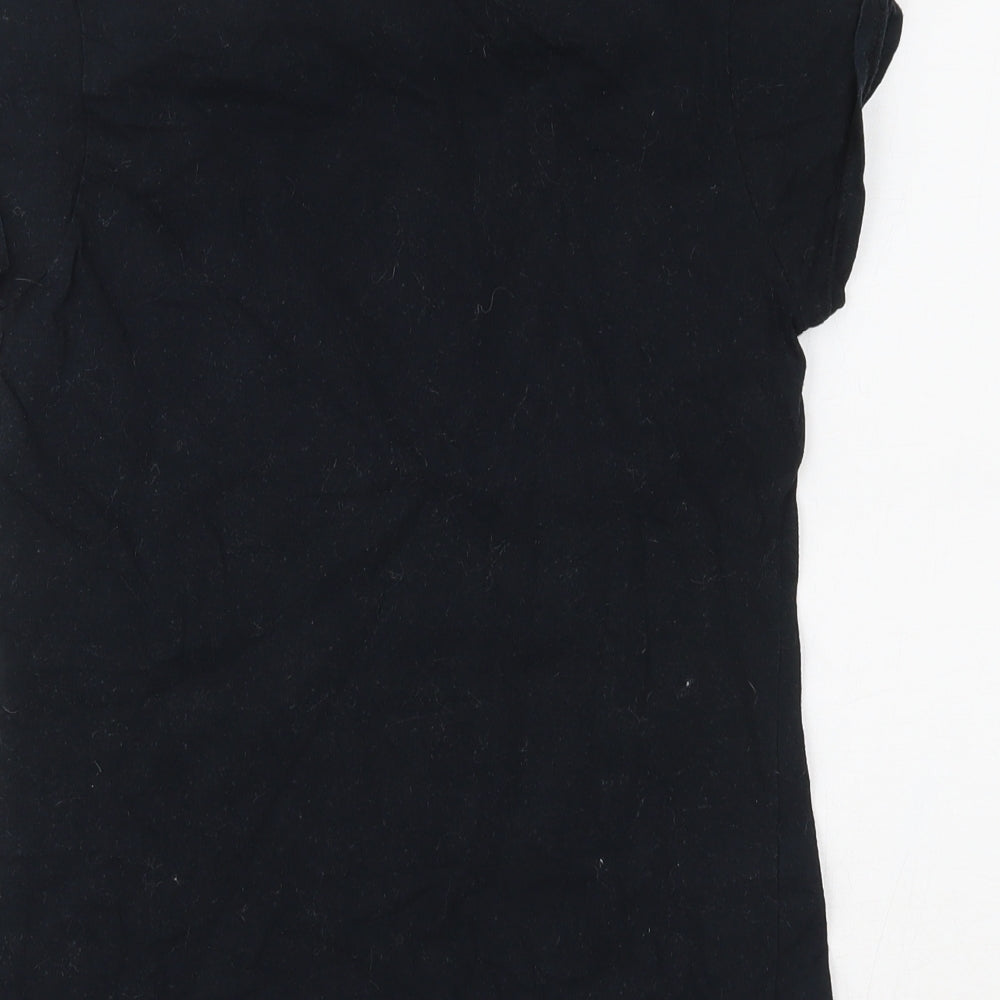 Gildan Womens Black   Basic T-Shirt Size S