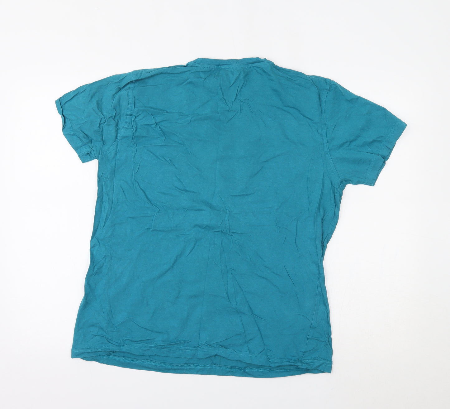 Peacocks Mens Blue    T-Shirt Size L
