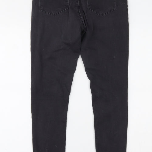 Topshop Womens Grey  Denim Skinny Jeans Size 30 L30 in