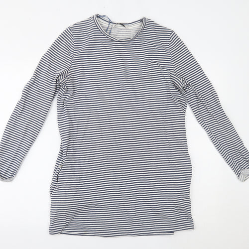TU Womens Blue Striped  Jumper Dress  Size 10