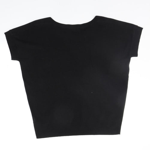 Marks and Spencer Womens Black   Pullover Jumper Size 16
