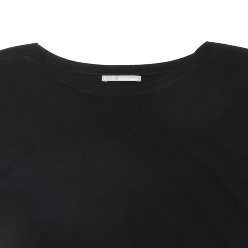 Marks and Spencer Womens Black   Pullover Jumper Size 16