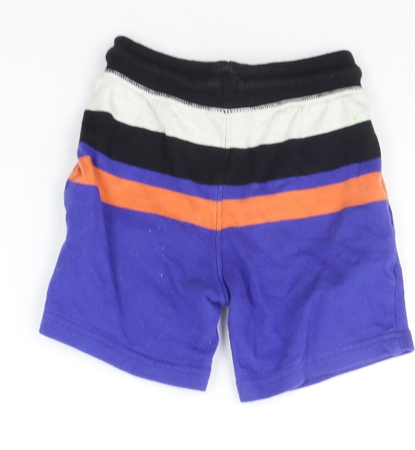 George Boys Blue Striped  Sweat Shorts Size 3-4 Years