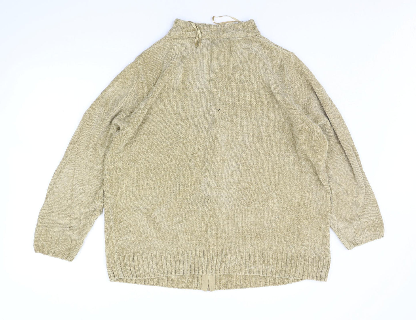 Preworn Womens Beige   Jacket Coat Size XL