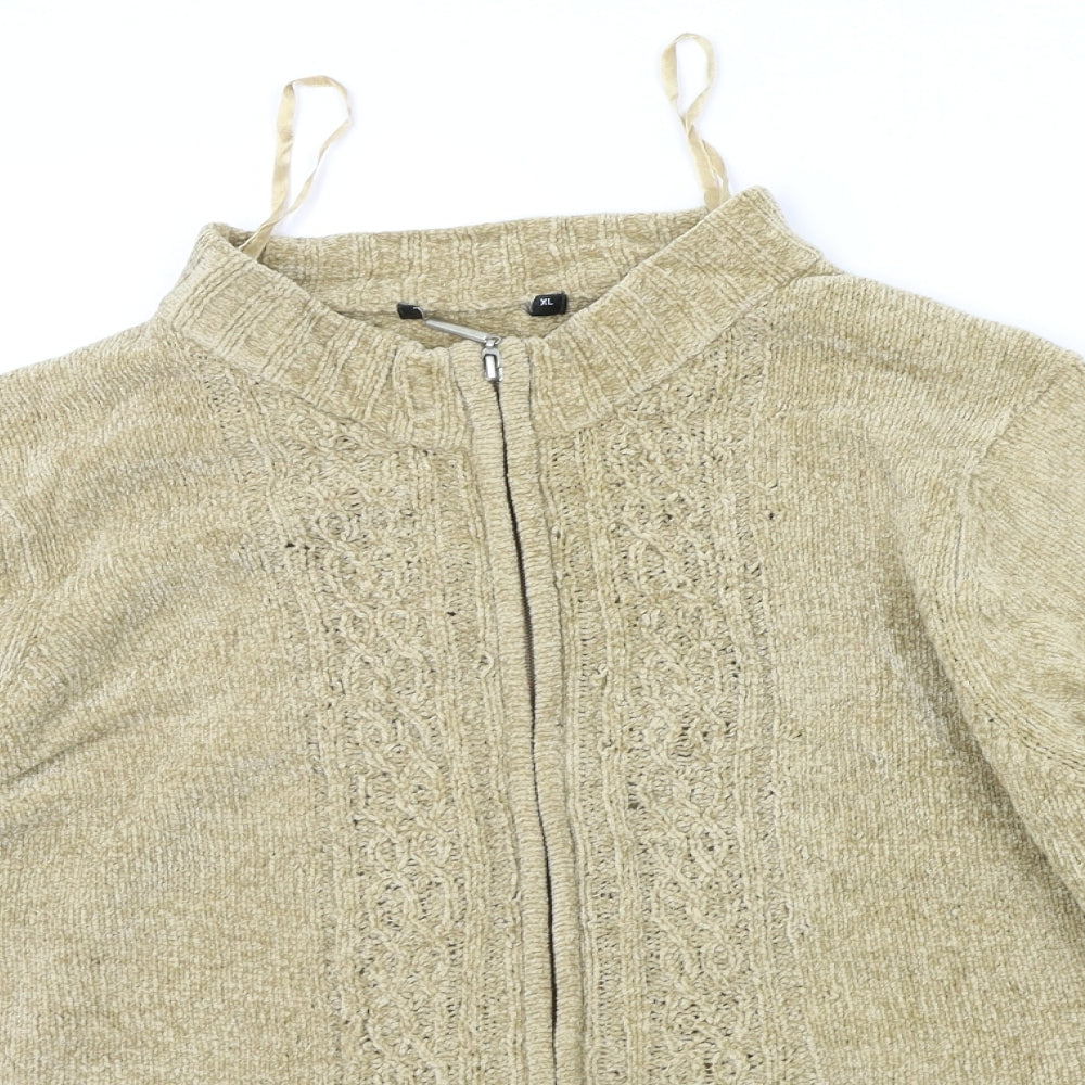 Preworn Womens Beige   Jacket Coat Size XL