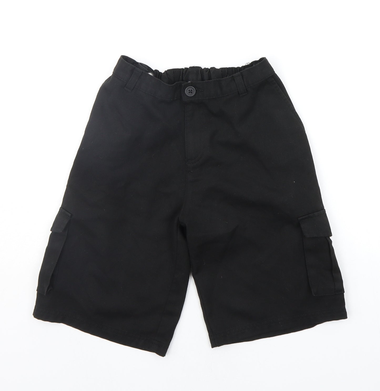 George Boys Black   Chino Shorts Size 11-12 Years