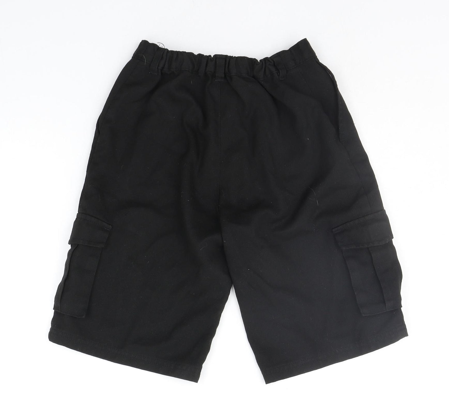 George Boys Black   Chino Shorts Size 11-12 Years
