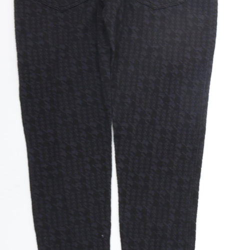 Select Womens Grey Geometric  Jegging Leggings Size 12 L27 in