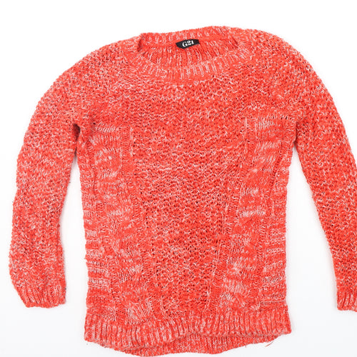 George Womens Red   Pullover Jumper Size 10