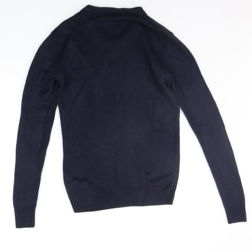 D&H Mens Blue   Pullover Jumper Size S