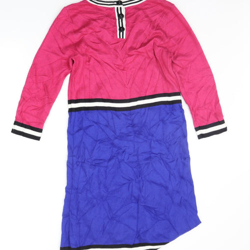 TU Womens Pink Striped  Jumper Dress  Size 10
