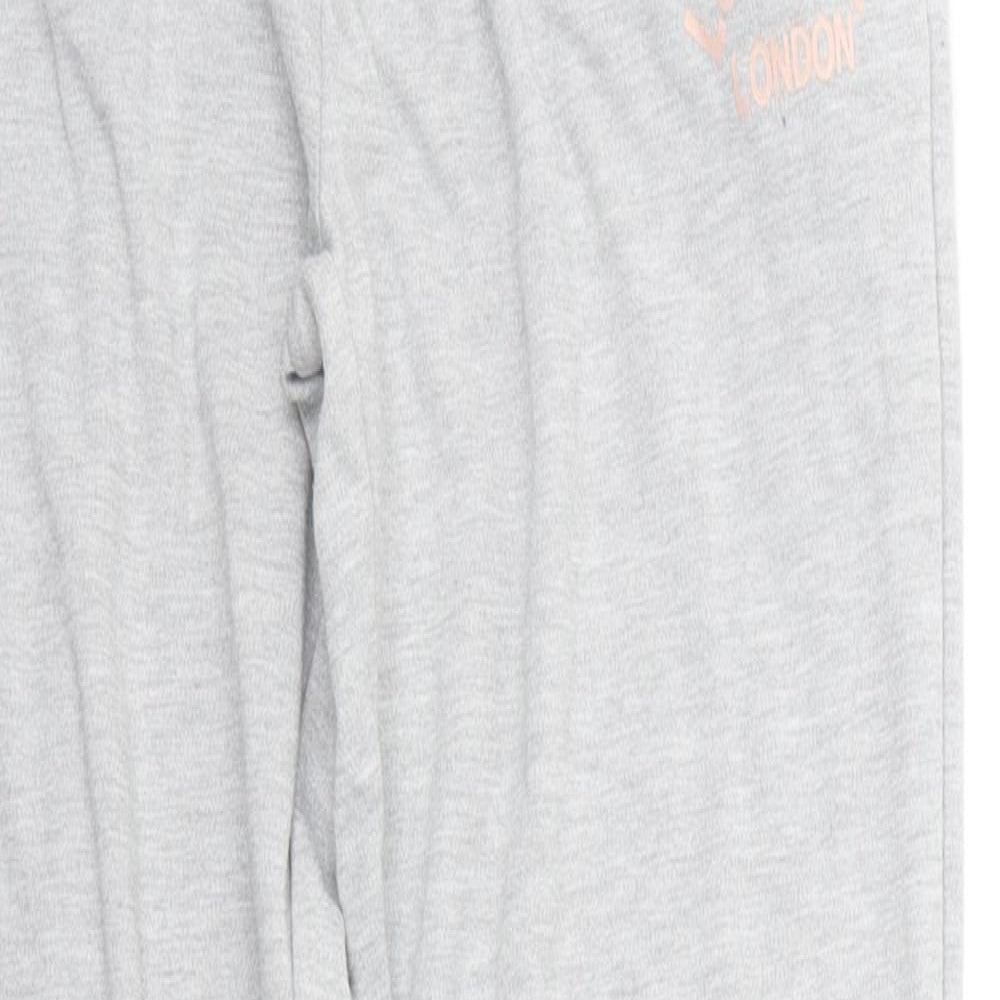 Lonsdale Womens Grey   Jogger Trousers Size 12 L26 in