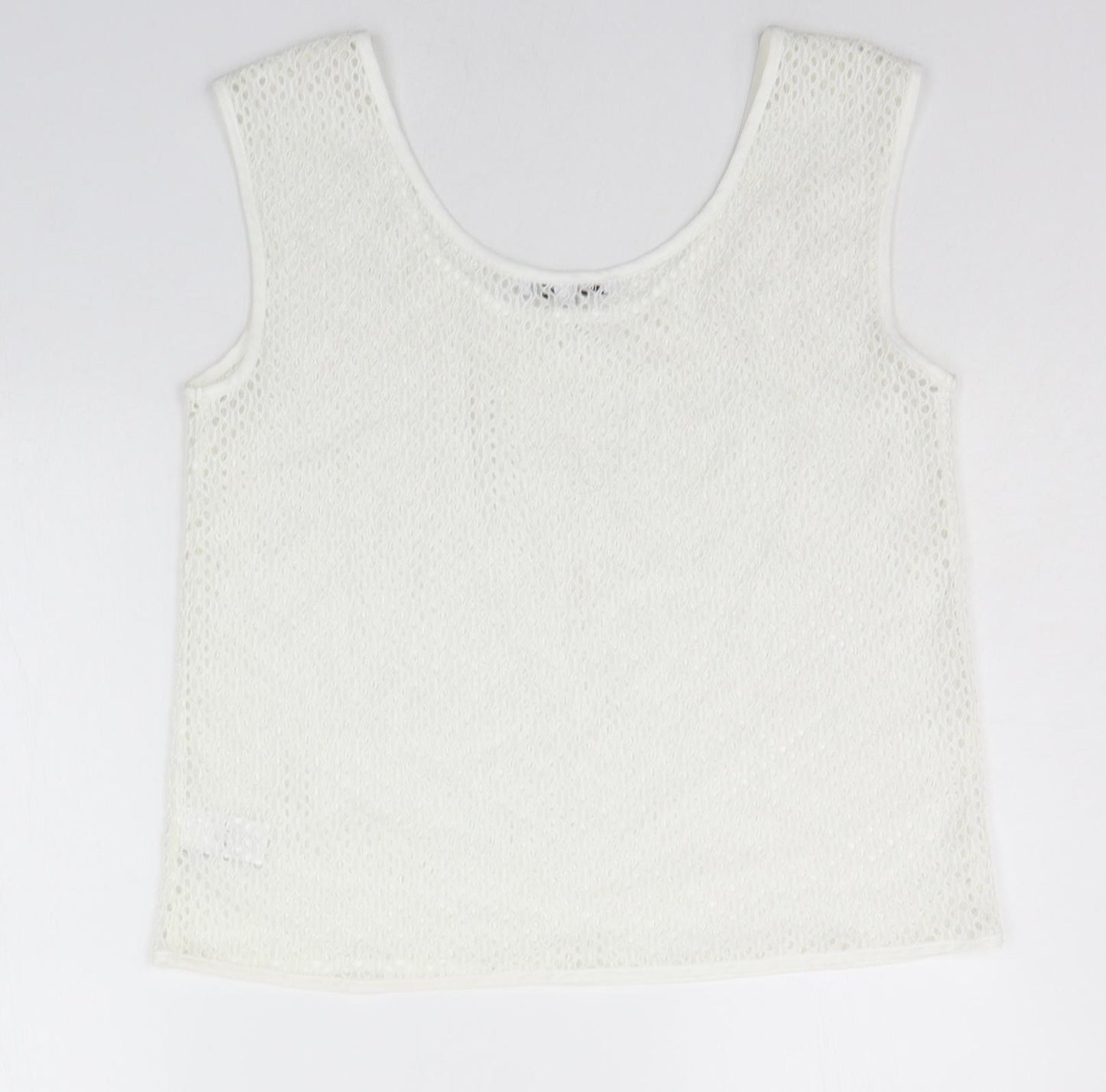 NEXT Womens White   Basic Tank Size 10