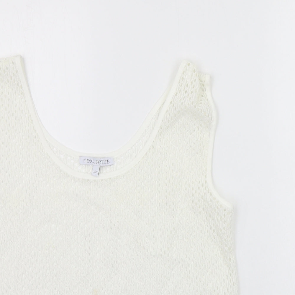 NEXT Womens White   Basic Tank Size 10