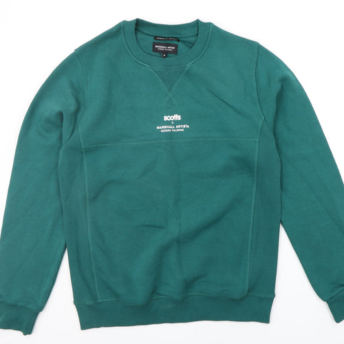 Marshall Artist Mens Green   Pullover Jumper Size M