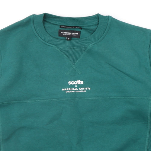 Marshall Artist Mens Green   Pullover Jumper Size M