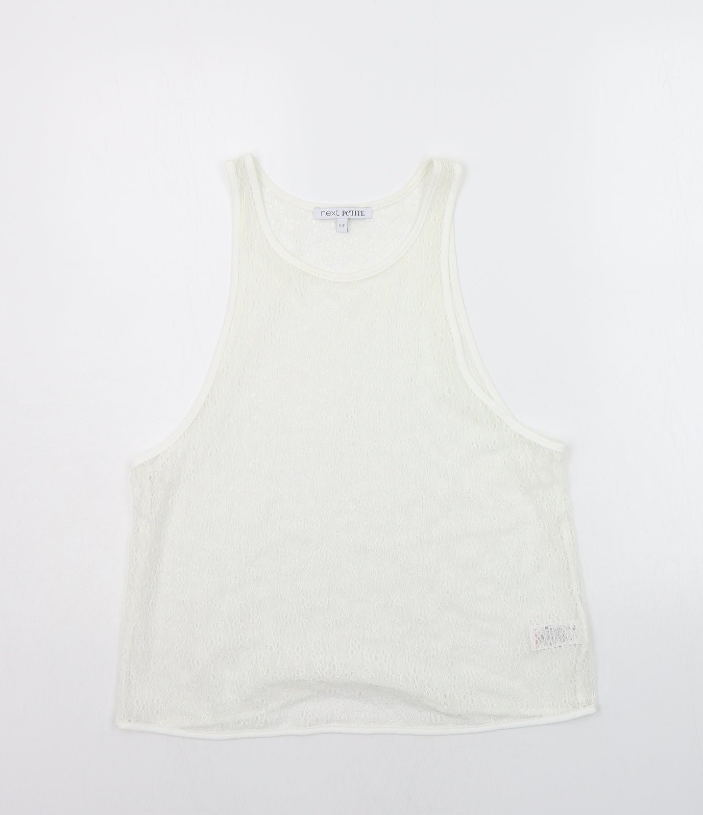 NEXT Womens White   Basic Tank Size 10
