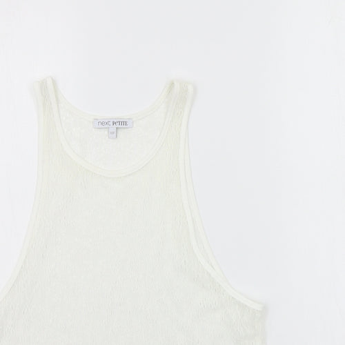 NEXT Womens White   Basic Tank Size 10