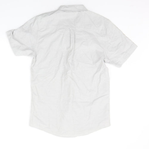 Primark Mens Grey    Button-Up Size S