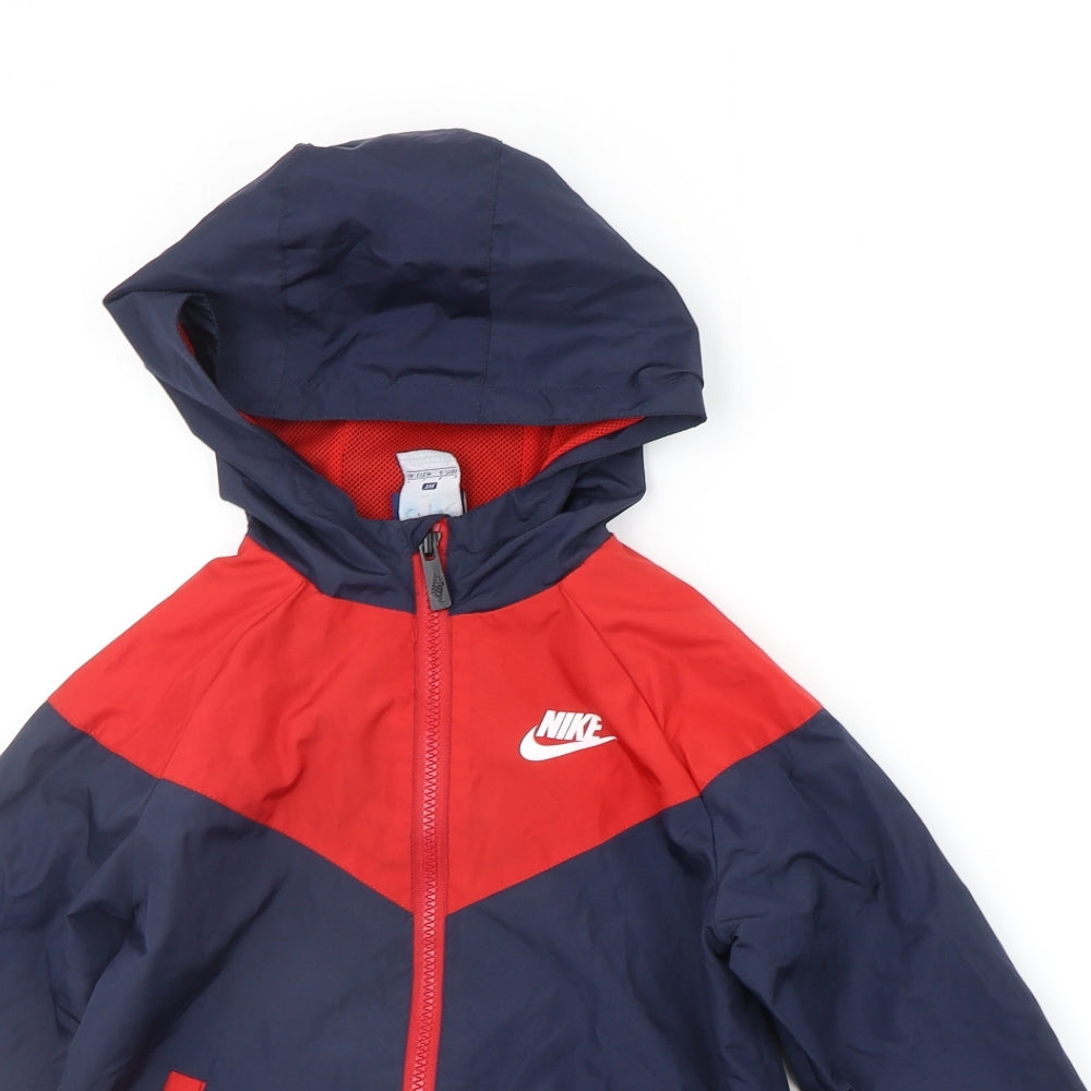 Nike Boys Blue   Jacket  Size 7 Years