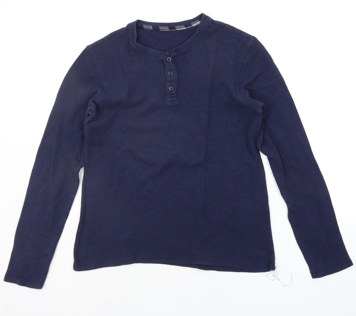 George  Boys Blue Solid   Pyjama Top Size S