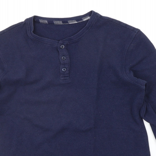 George  Boys Blue Solid   Pyjama Top Size S
