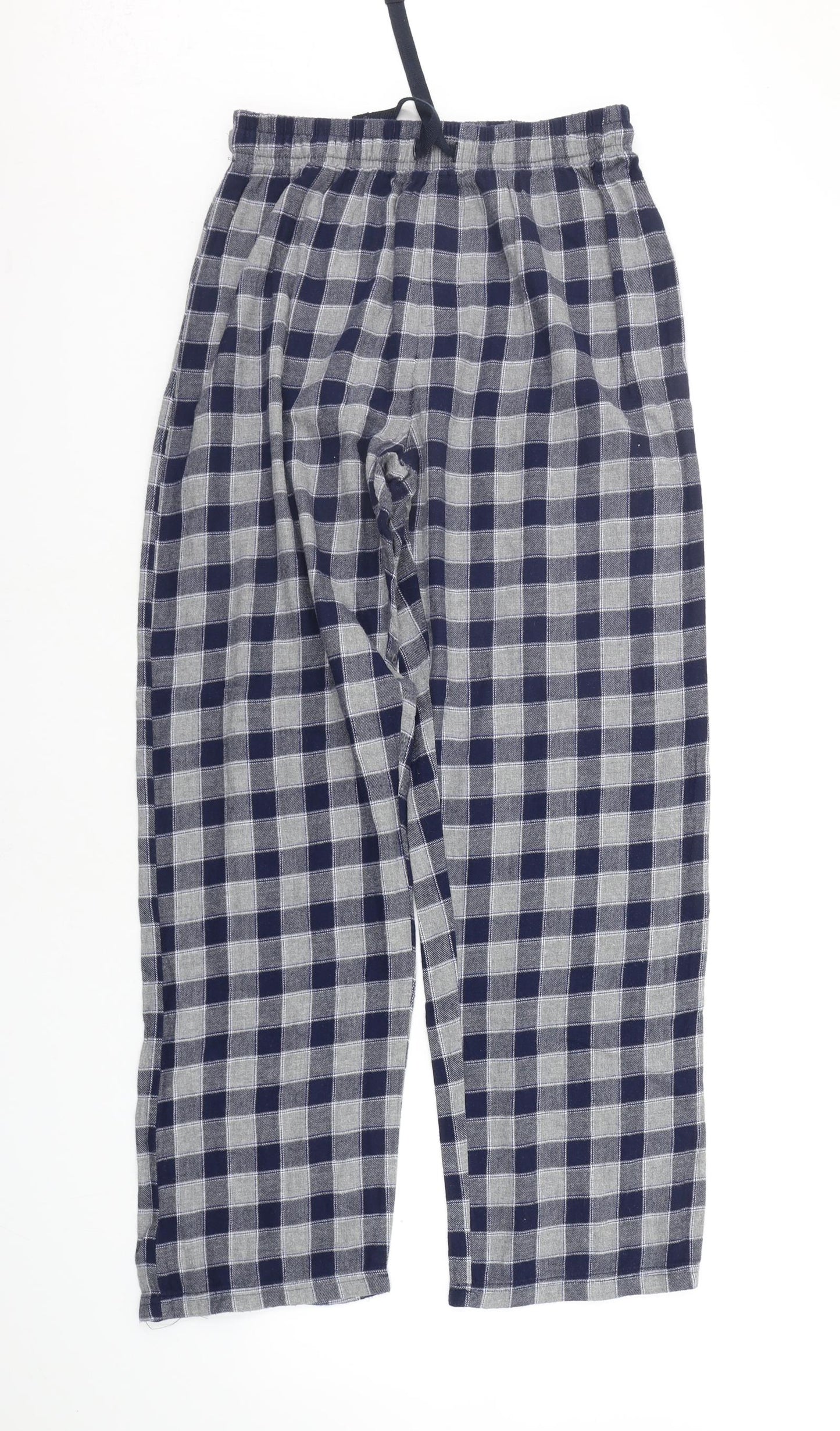 George Mens Blue Check   Pyjama Pants Size S
