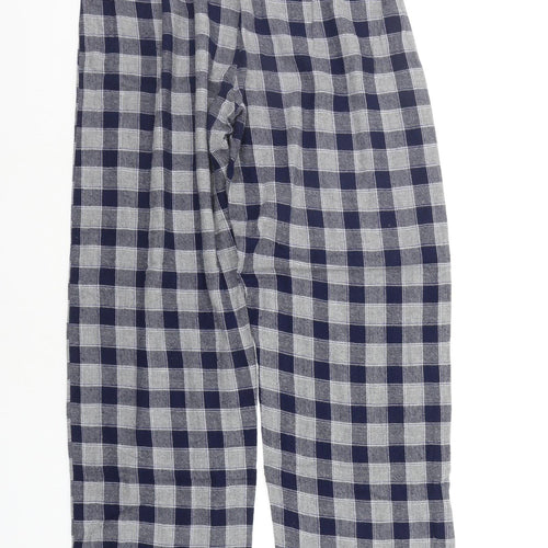George Mens Blue Check   Pyjama Pants Size S