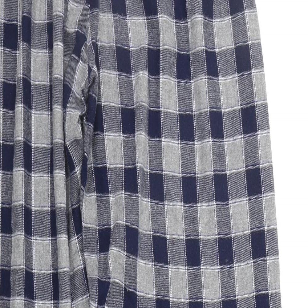 George Mens Blue Check   Pyjama Pants Size S