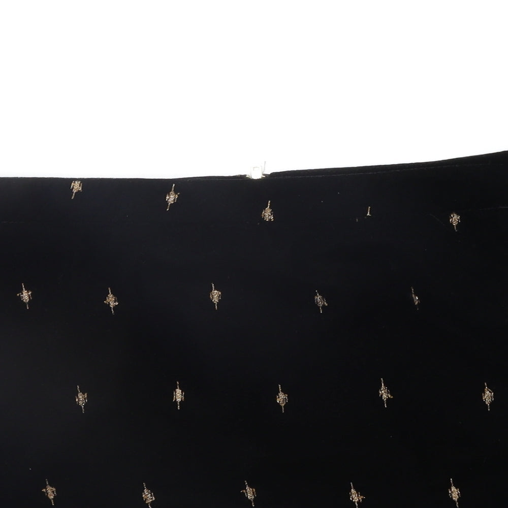 Marks and Spencer Womens Black   A-Line Skirt Size 18