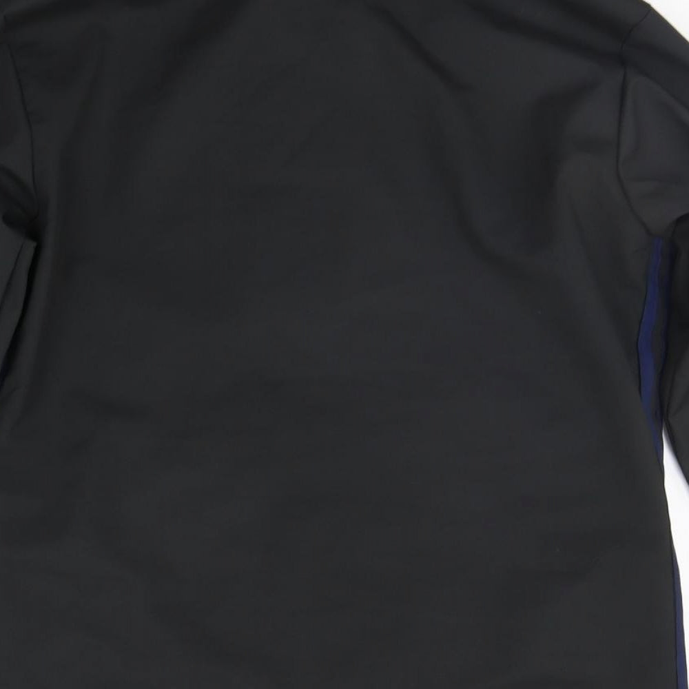 adidas Mens Black   Jacket Coat Size S  - man u