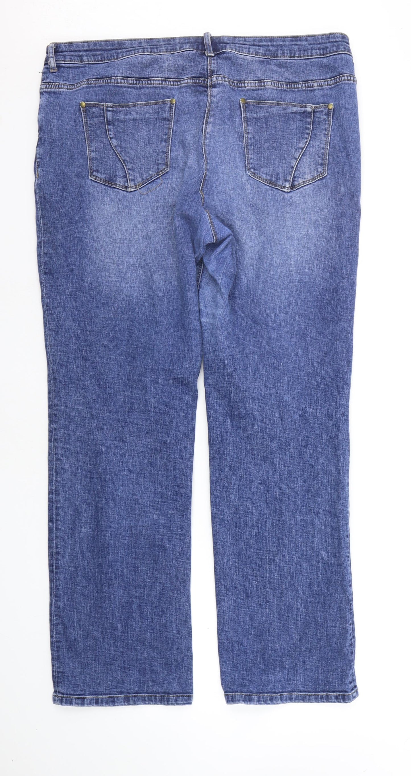 John Rocha Womens Blue   Straight Jeans Size 18 L26 in