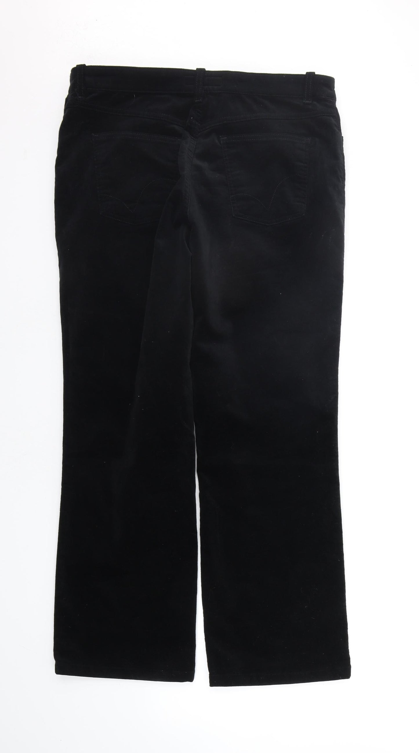 Per Una Womens Black   Trousers  Size 16 L27 in