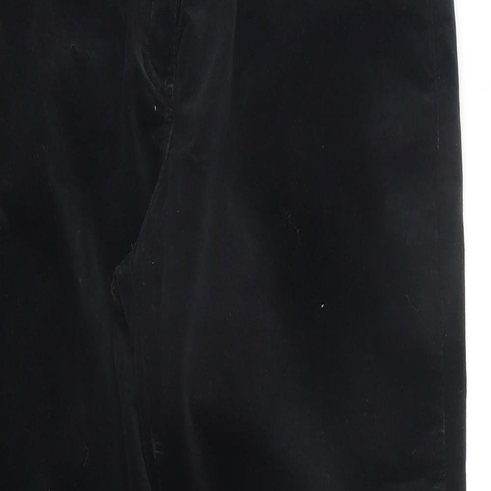 Per Una Womens Black   Trousers  Size 16 L27 in