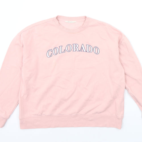 Primark Womens Pink   Pullover Jumper Size M