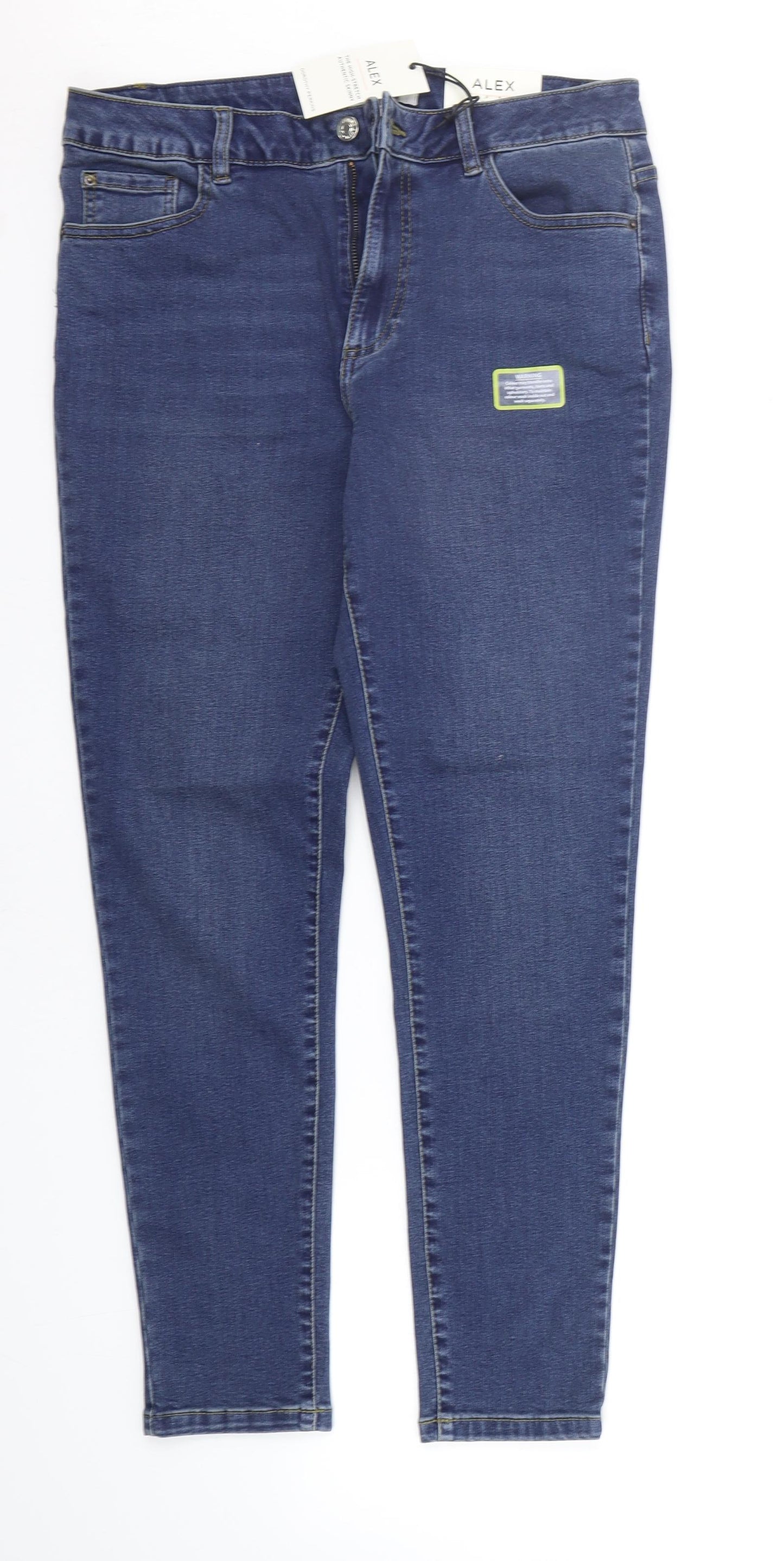 Dorothy Perkins Womens Blue   Straight Jeans Size 14 L25 in