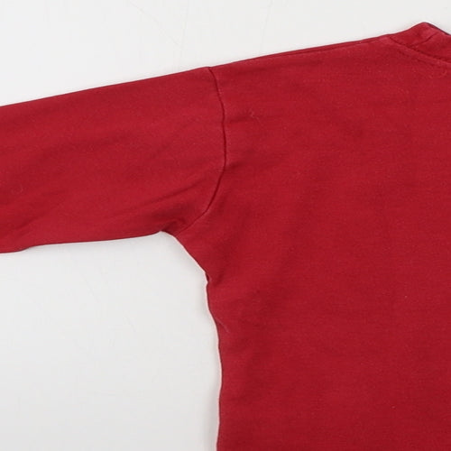 Preworn  Boys Red   Basic T-Shirt Size 2 Years