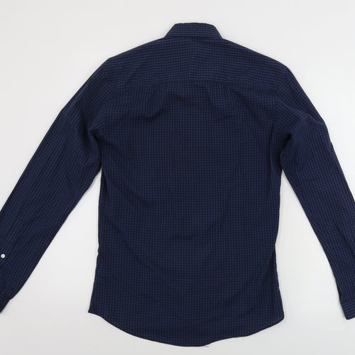 Cedar Wood State  Mens Blue Check   Button-Up Size XS