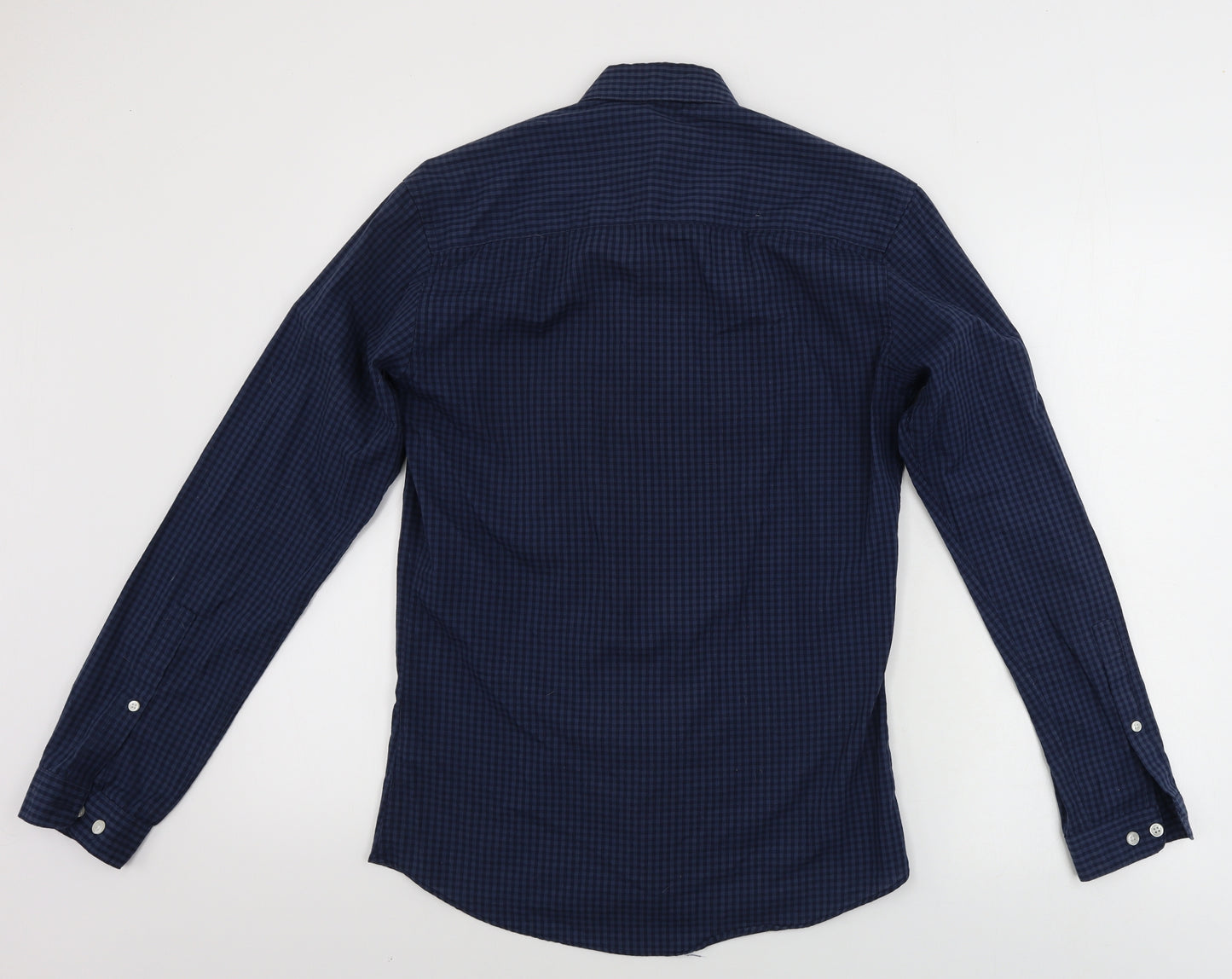Cedar Wood State  Mens Blue Check   Button-Up Size XS