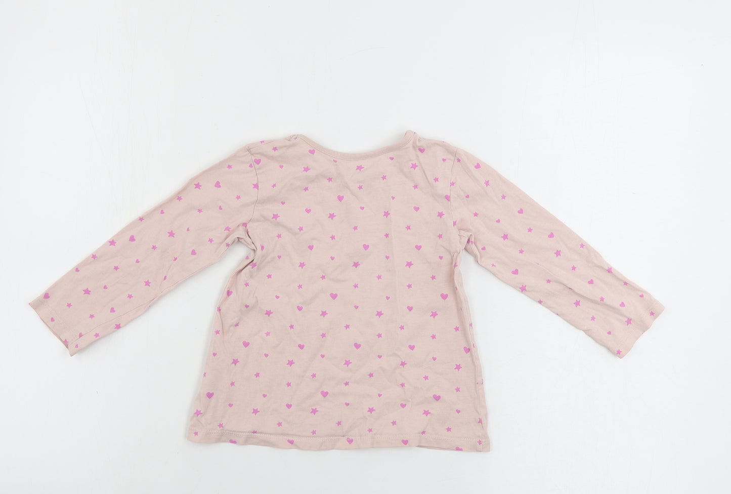George Girls Pink   Basic T-Shirt Size 18-24 Months