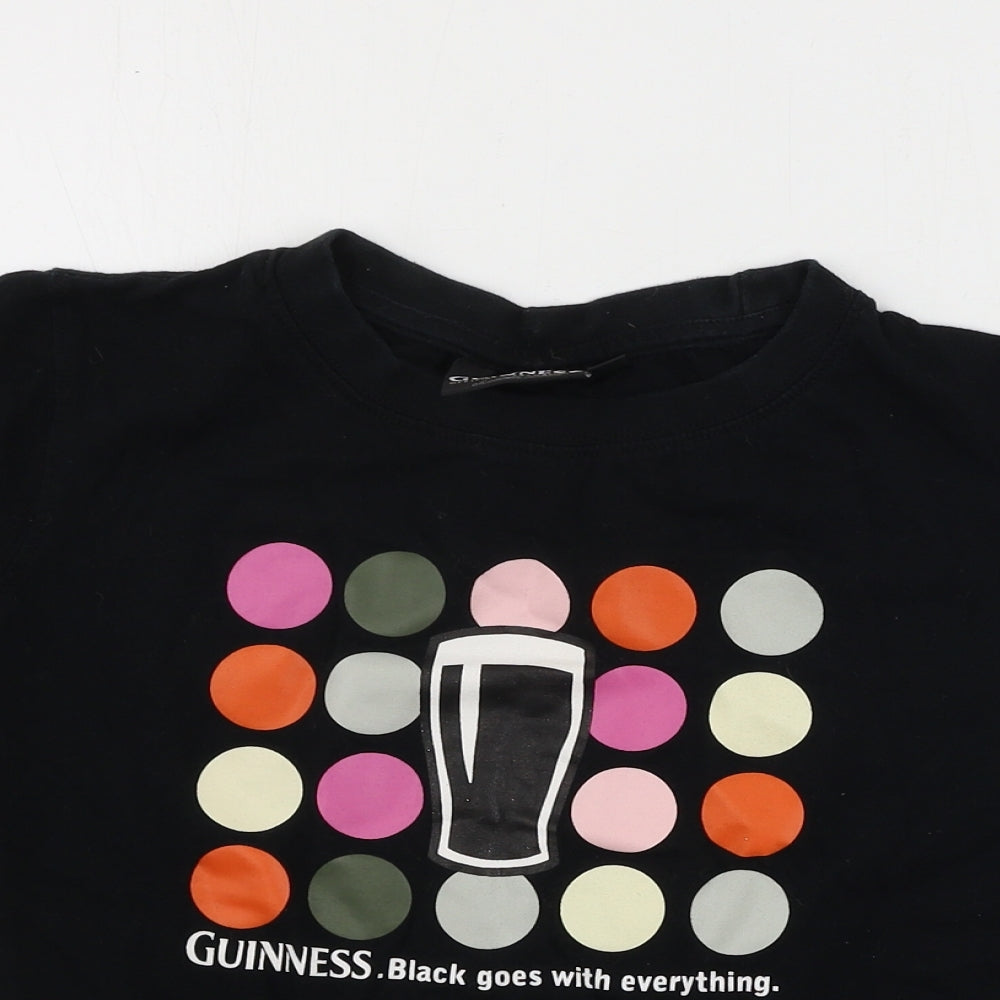 GUINESS   Womens Black   Basic T-Shirt Size 10